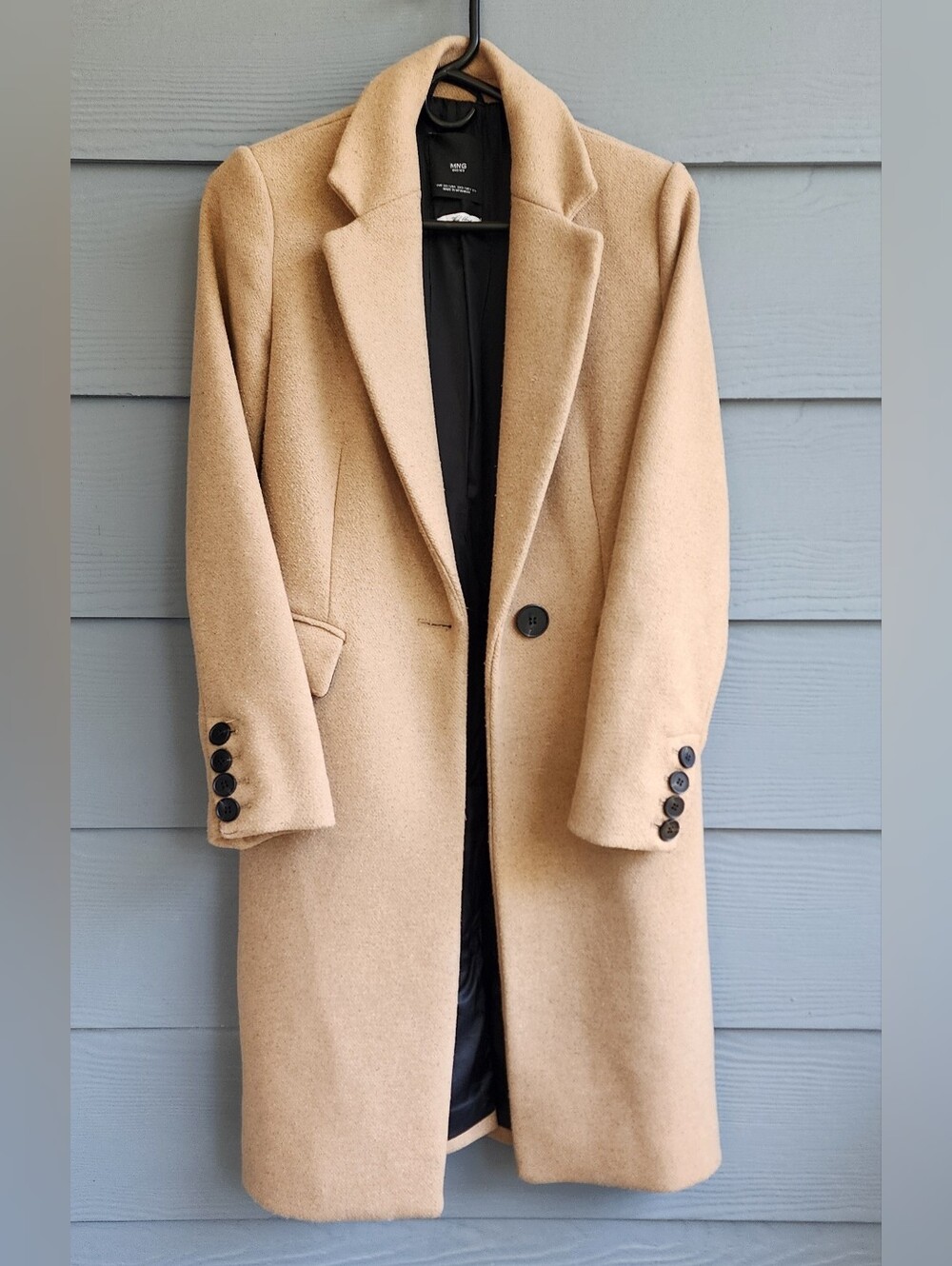 Mango tailored Wool Coat Sz XXS